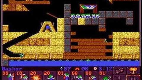Classic, level 10; a Lemmings 2 walkthrough