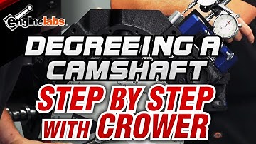Degreeing a Camshaft - Step By Step with Crower