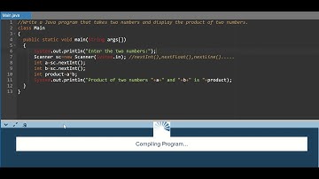 JAVA Program 2 : Product of two numbers using Scanner Class