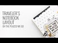 Traveler's Notebook Layout | Oh The Places We Go