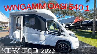 17’ Micro Class B RV WalkThrough | 2023 Wingamm Oasi 540.1 Luxury Promaster Camper Van