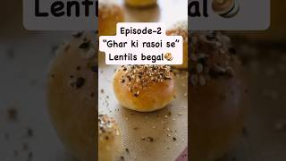 Red lentil bagel straight from Ghar Ki Rasoi – healthy, hearty &amp; homemade! 🥯❤️ #GharKiRasoiStyle”