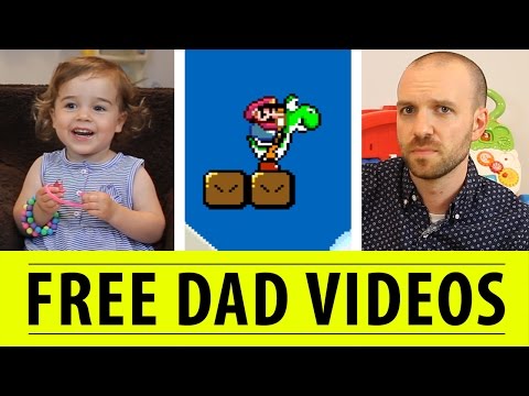 Toddler Review: Super Mario World | FREE DAD VIDEOS