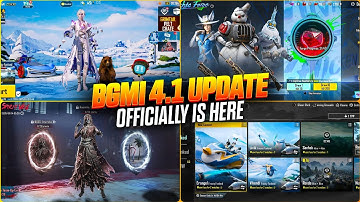 😊BGMI 4.1 UPDATE IS HERE | NEW ACHIEVEMENTS, MYTHIC FORGE | HOW TO UPDATE 4.1 BGMI?