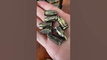 Golden Metal Polyhedral Dice Set Toy of 7 with Spinning, Wheel Cylinder Container...