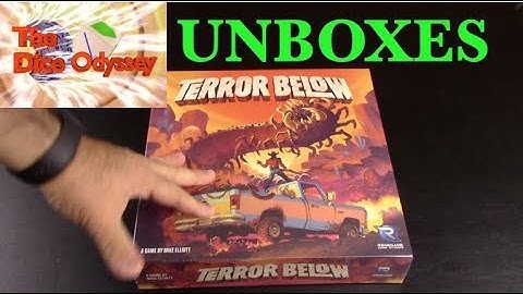 Terror Below unboxing