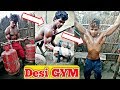 Indian desi powerful bodybuilder  desi gym and desi workout 