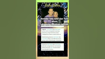 Foto Ariel bareng Yuni Shara langsung diSERANG netizen, #kabarartis #gosipartis #insert #shorts