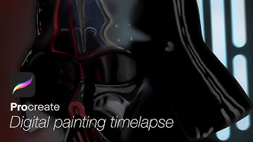 iPad Pro + Procreate Speed Paint | Darth Vader