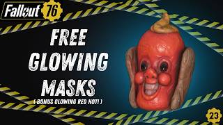 Fallout 76 FREE Glowing Fasnacht Mask Set