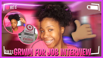 GRWM FOR MY FIRST JOB INTERVIEW 🤍| did I get it😬?| Prettygirlvibesss Tv💕