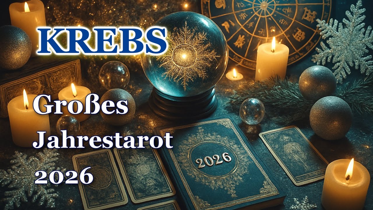 🌟💫Großes Jahrestarot 2026 für Krebs – 12 Häuser, 12 Lebensbereiche✨💫🍀🌟