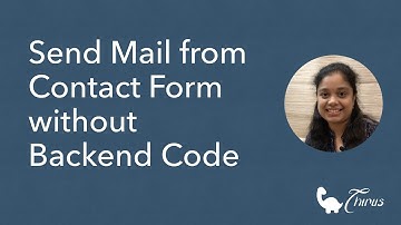 How to Send Mail from Contact Form without Backend Code