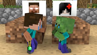 Monster School : Baby Herobrine and Baby Zombie, Who Did It ?  - Sad Story - Minecraft Animation