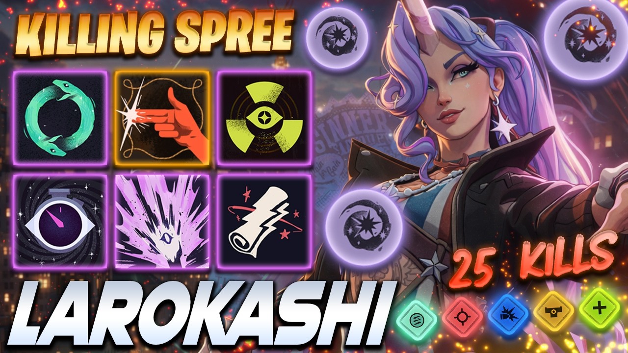 LaroKashi Celeste KILLING SPREE 25 KILLS - Deadlock Pro Gameplay & Guides [Watch & Learn]