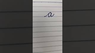 Alphabet "a"