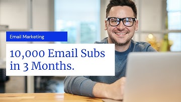 Get Up to 10,000 Email Subs: Fast Easy Way
