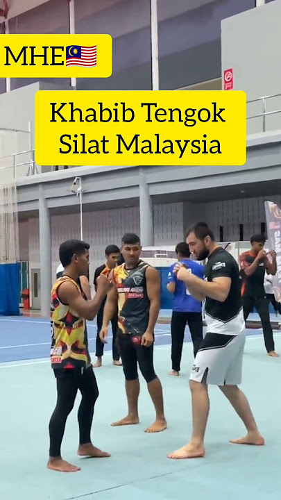 KHABIB BANTAI DENGAN SILAT MALAYSIA #khabib #silat #ufc #mma #malaysia #shorts #combatsport