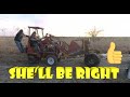 JOHN DEERE 410 BACKHOE ENGINE REMOVAL &amp; REBUILD PART2