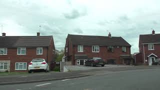 Driving On Tudor Way, Oldbury Road, Ostler Drive &amp; Bromyard Road A44, Worcester, UK 18th April 2024
