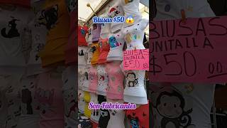 $50, Blusas más Baratas del Centro  para Negociar, Mayoreo 1 pz