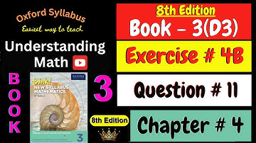D3 Math Book Chapter 4 Exercise 4B Question # 11 | Indices | Understanding Math