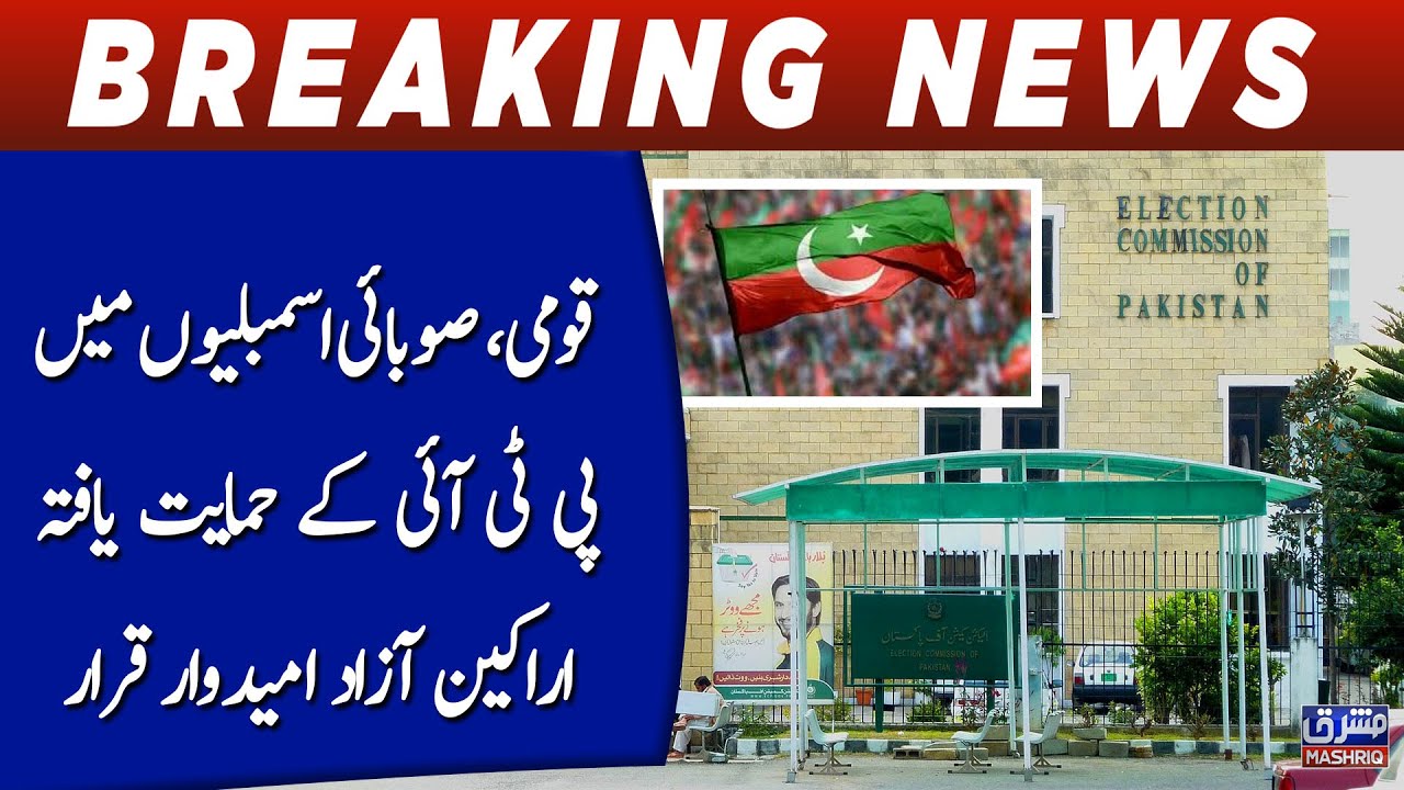 PTI-backed lawmakers in KP declared independent