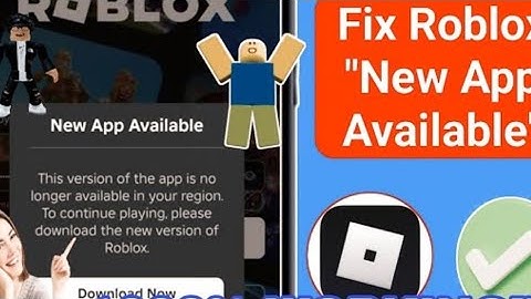 Fix Roblox vn New App Available This Version is No Longer Available in Your Region Problem FIXED!