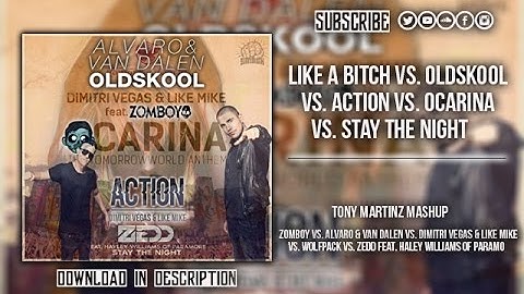 Like A Bitch vs. Action vs. Ocarina vs. Oldskool vs. Stay The Night (Tony Martinz Mashup)