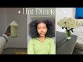 Uni diaries  skincare  prepping for a test  cooking  mini haul