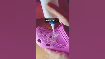 DIY custom crocs time-lapse|watch me transform
