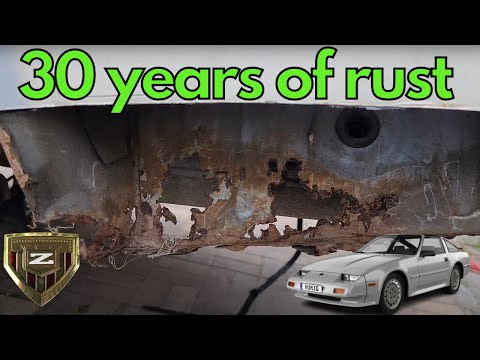 300zx z31 Rusted Quarter Panel Repair in 1 minute. - YouTube