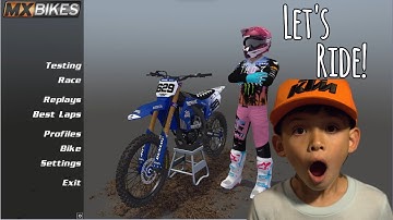 MX Bikes with a Kid Rider - So Much Fun!