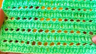 Beautiful Crochet Stitch!🌸 How to do Crochet Knitting for beginners, Crochet baby blanket