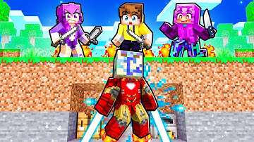 HUNTERS vs SUPERHERO SPEEDRUNNER in Minecraft!
