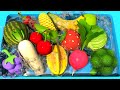 Fruits and Vegetables Fun in the Blue Pool | A 3D Animation Adventure for Toddlers on Dada Mama Kids