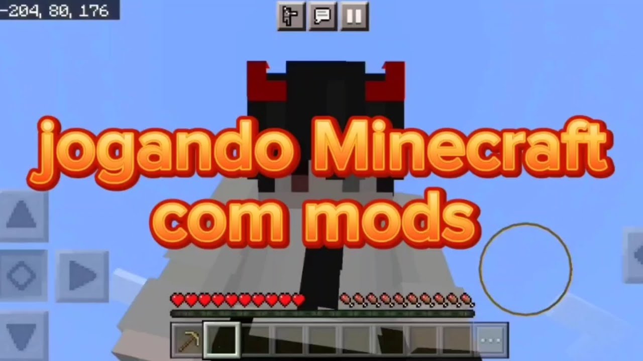 jogando Minecraft com mods. - YouTube