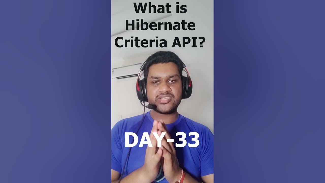 What is hibernate criteria api javaprogramming shorts youtube