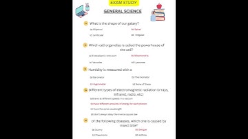 Everyday Science 20 MCQs with Answers