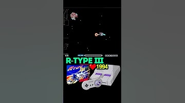 R-TYPE 3 (R-Type III) Super Nintendo 1994 #retrogaming #nintendo #rtype