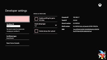 **Xbox One Secret Developer Settings Menu**