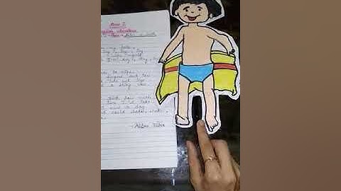 01052020 Class  1 English literature Unit 2 Poem  after a bath  explanation