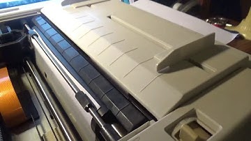 Testing The Vintage Panasonic Dot Matix 24 Pin Printer Model KX-P1123 Part 1