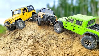 Rock Crawling Madness: RC Monster Trucks Take on the Ultimate Hill Climbing Challenge