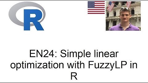 Simple linear optimization with FuzzyLP in R