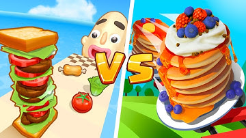 Sandwich Runner Vs Pancake Run Gameplay Part 3