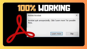 EASY FIX For Error  Acrobat Quit Unexpectedly Click Learn More For Possible Fixes Popup  In Windows