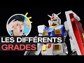 Les diffrents grades de gunpla grades populaires et alternatifs  gundam