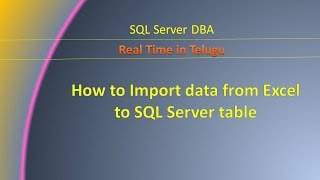 4 Import Data From Excel To Sql Server Table The Gangwar Mp3 & Mp4 ...
