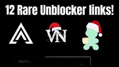 12 Mystery UnbIocker links for School & Work Part 3